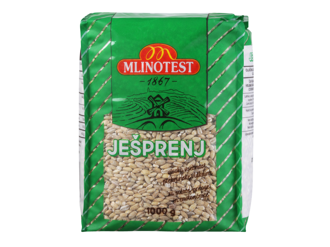 Pakiranje ječmena Mlinotest Jesprenj (1000 g).
