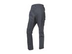 Dark grey men's outdoor trousers with cargo pockets and reinforced knees