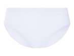 White ribbed seamless underwear.