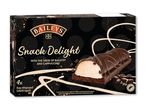 Chokolade- og cappuccinosnack med Baileys-smag, 4 stk., skal opbevares på køl.