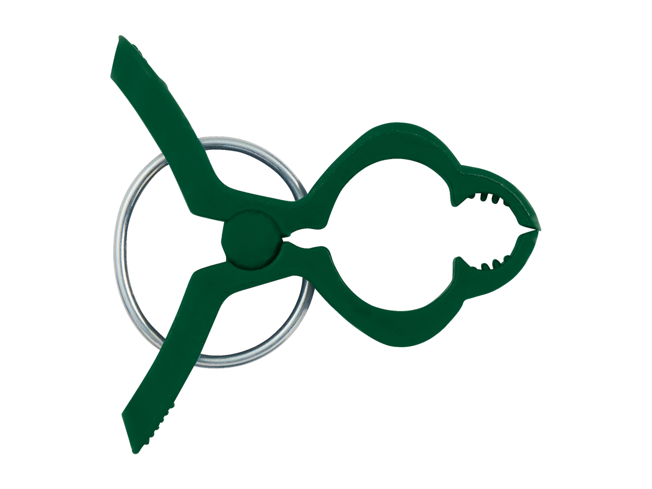 Parkside® Wuchshilfen: Groene tuinklem met metalen veer.