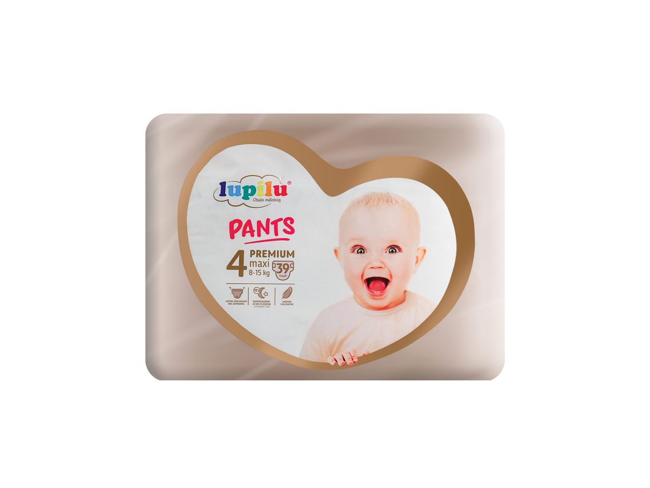 Lupilu Premium kelnaitės-vystyklai Pants, dydis 4 (8-15 kg).