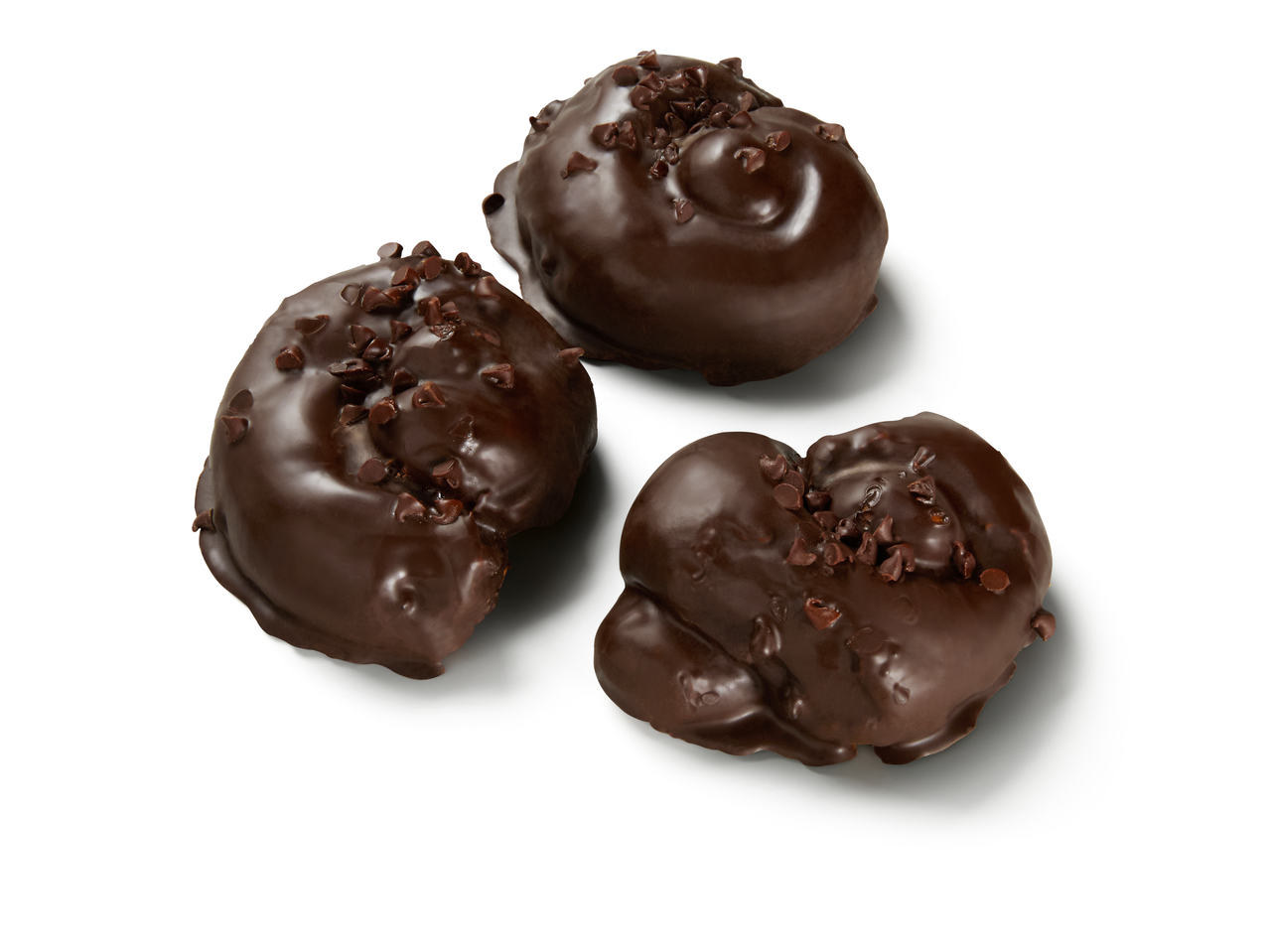 Schokoladengebäck mit Schokostücken.