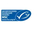 MSC-certificaat voor duurzame visserij.