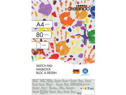 CRELANDO Tekenblok A4