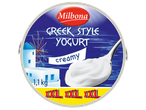 Milbona XXL Greek Style Yogurt 10% with a creamy texture, 1.1 kg.