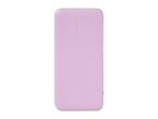 A purple Tronic power bank on a white background.