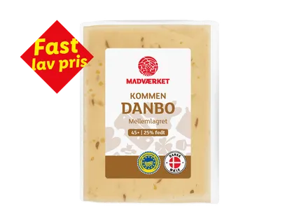 MADVÆRKET Danbo med kommen