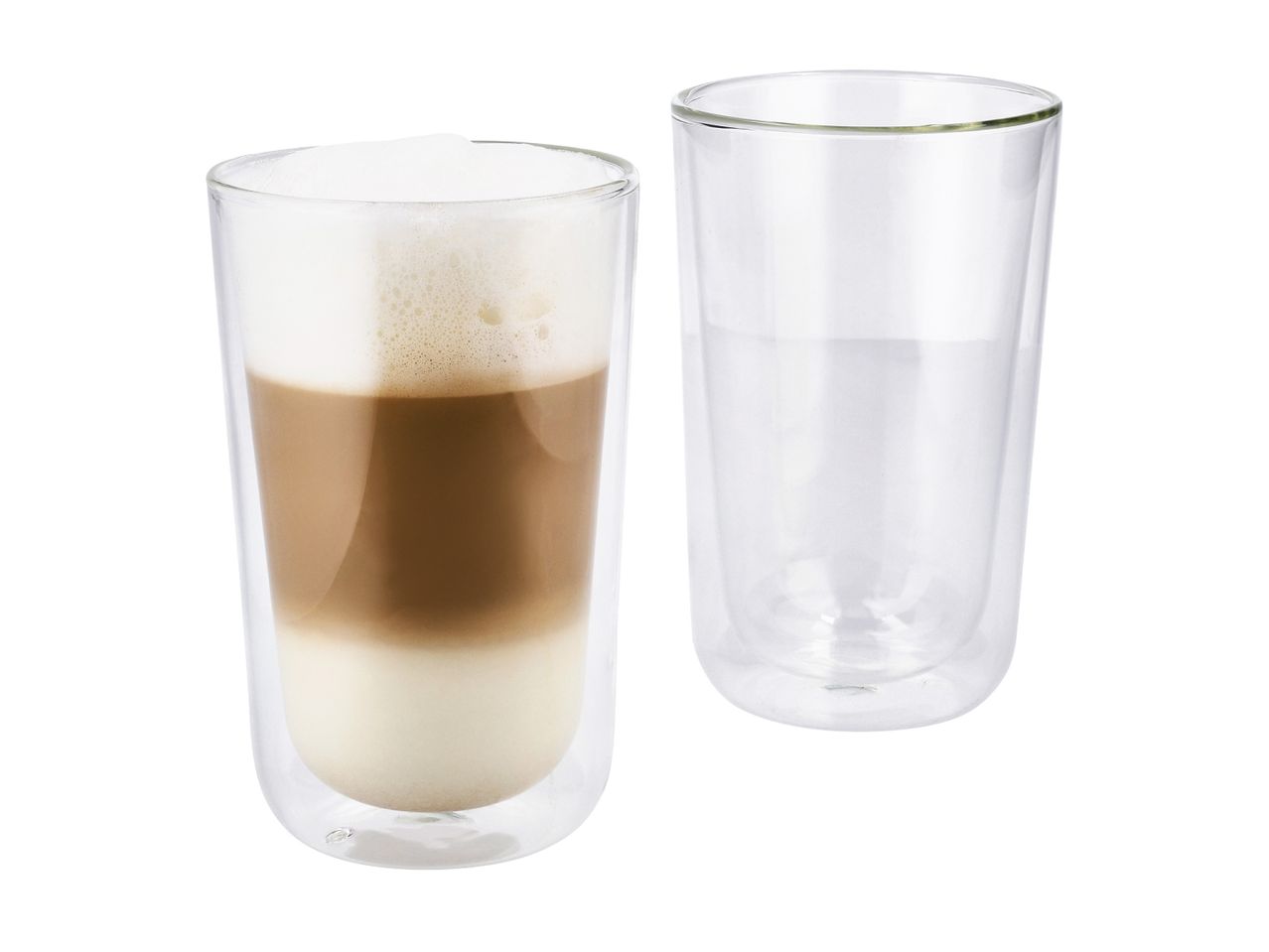 Silvercrest Insulated Latte Macchiato Glasses - 2 Pack