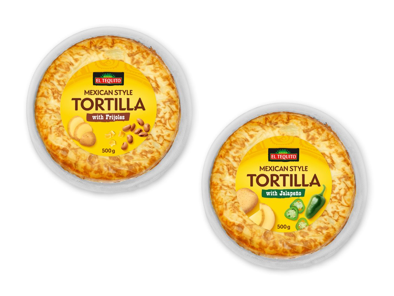 El Tequito mexicanske tortillas med bønner og jalapeño.