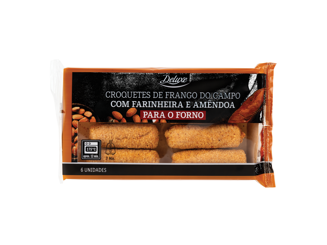 Croquetes de Frango do Campo com Farinheira e Amêndoa/ Porco Preto para Forno