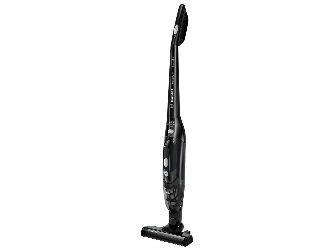 Aspirateur balai sans fil noir 2-en-1