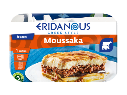 Musaca în stil grecesc din carne de vită și porc