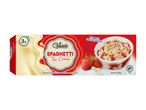 Gelatelli Spaghetti Ice Cream: 3 tubs of bourbon vanilla ice cream with strawberry sauce and white chocolate flakes.