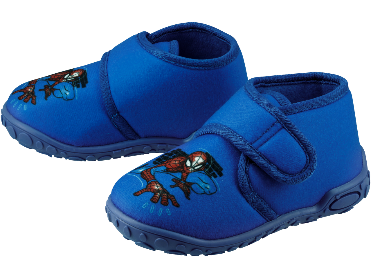 Mėlynos vaikiškos šlepetės su Žmogumi-voru