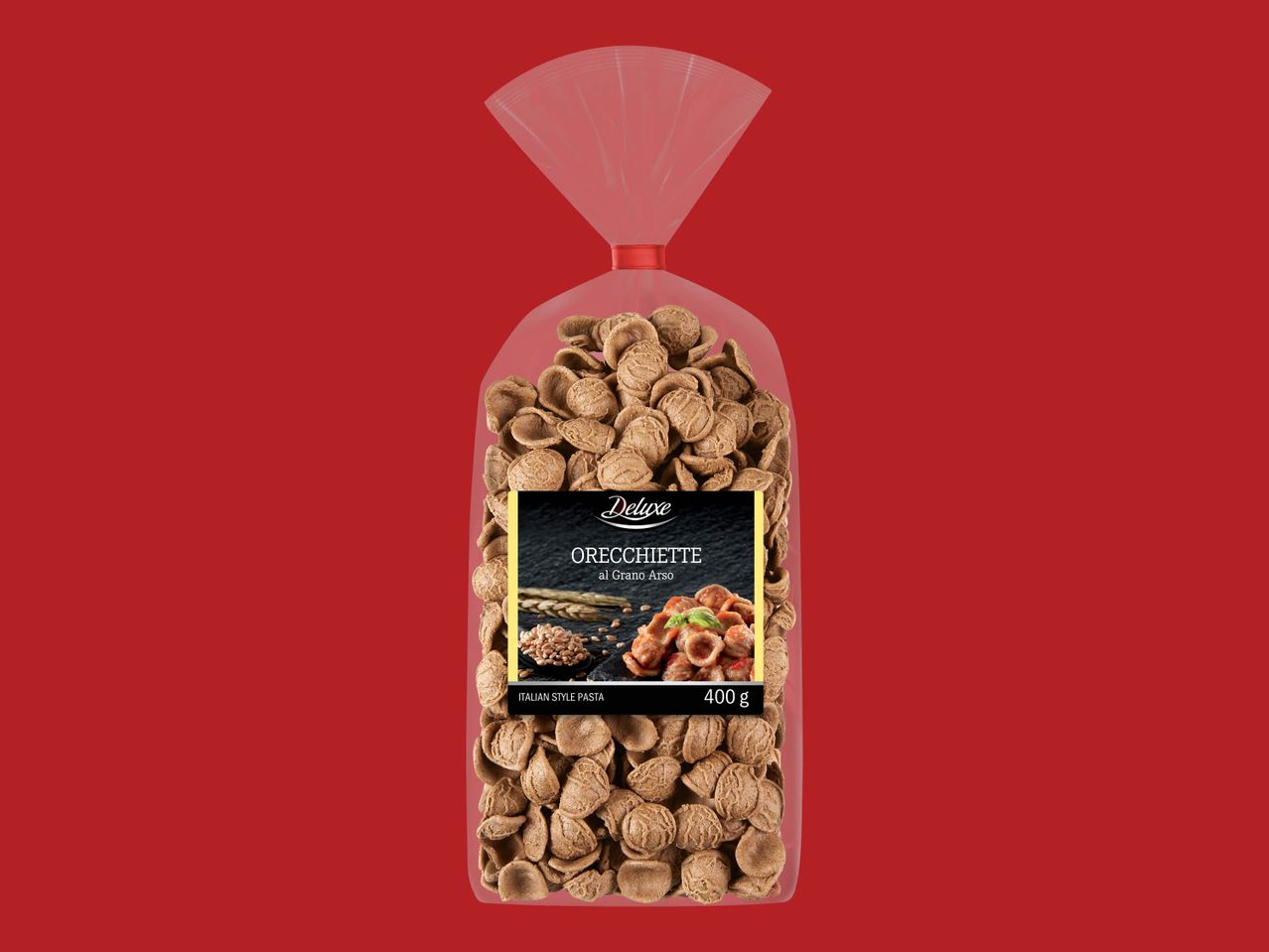 DELUXE Makaron orecchiette pełnoziarnisty