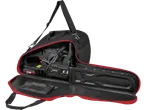 PARKSIDE PERFORMANCE® petrol chainsaw with electric start in a black and red carrying case.