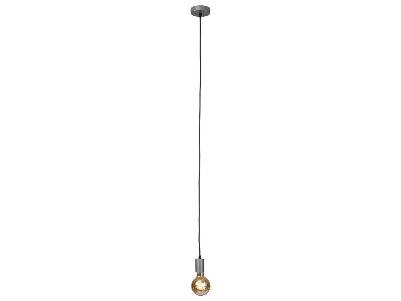 LIVARNO home taklampa med en enda glödlampa och grå sockel