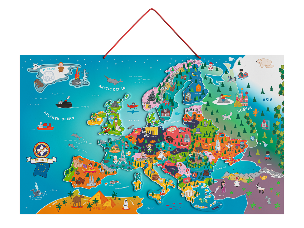 World Map Puzzle - Lidl Ireland