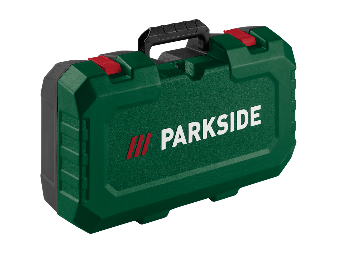 Тамнозелена кутија за алат Parkside.