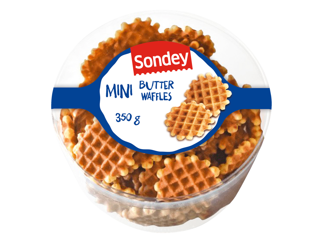 Sondey mini boterwafels, 350g.