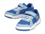 Blaue Paw Patrol Kinderschuhe mit Klettverschluss.