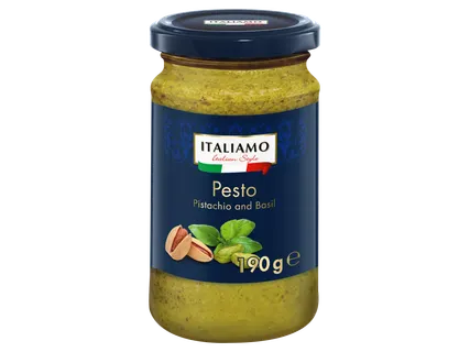 Bazsalikomos-pisztáciás pesto