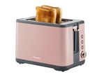 SilverCrest toaster in pink with two slices of toast