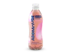 Roze vitamine water met aardbei-rabarbersmaak, zonder suiker en 0 kcal.