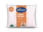 Silentnight copper-infused pillow in anti-bacterial packaging.