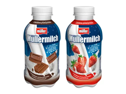 Braškinis arba šokoladinis pieno gėrimas