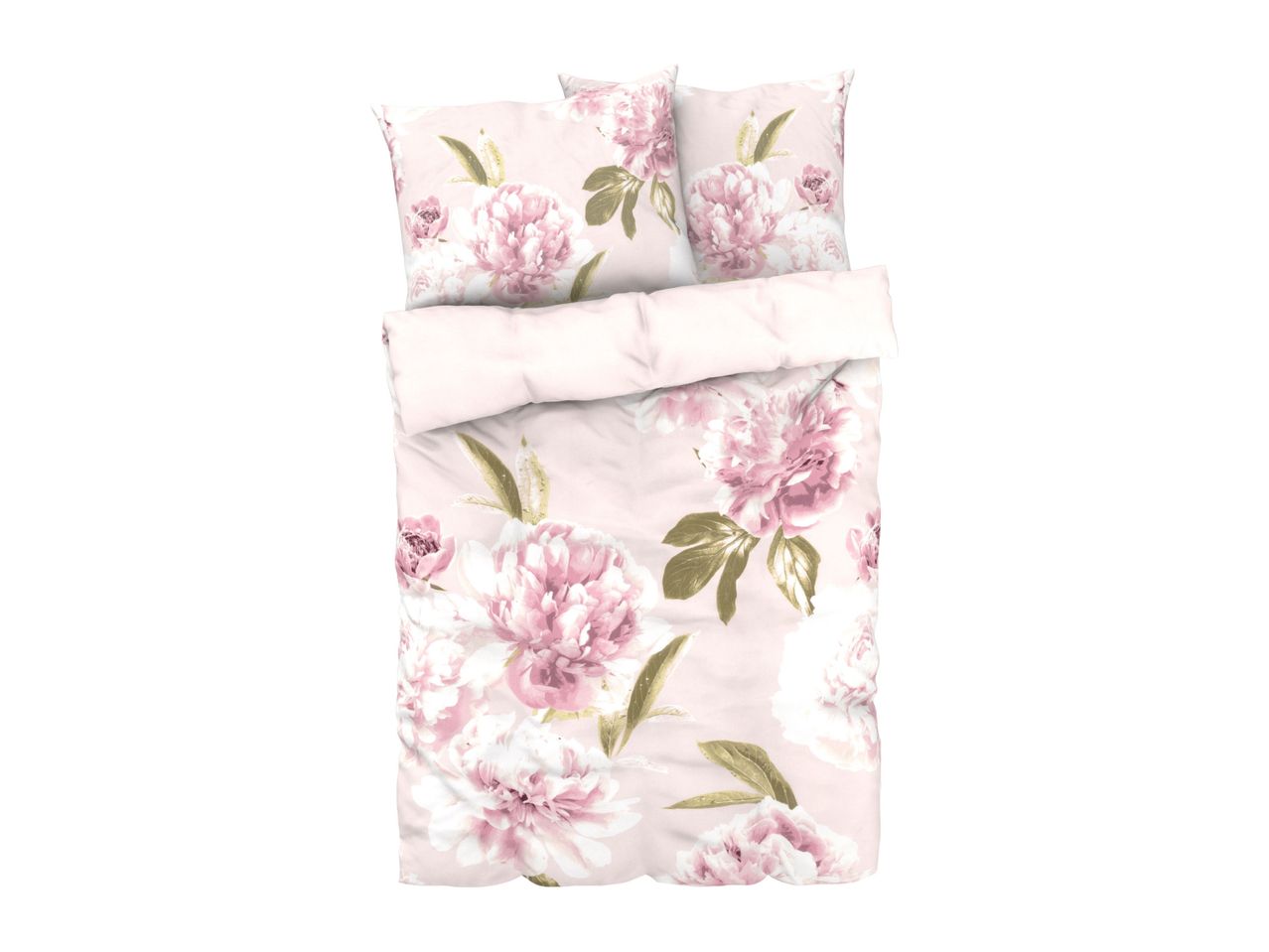 Go to full screen view: Livarno Home Renforcé Duvet Cover Set - Double - Image 1