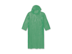 Ein grüner Regenponcho.