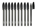 Crelando Black Ballpoint Pens - 10 Pack