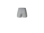 Shorts cinza de moletom.