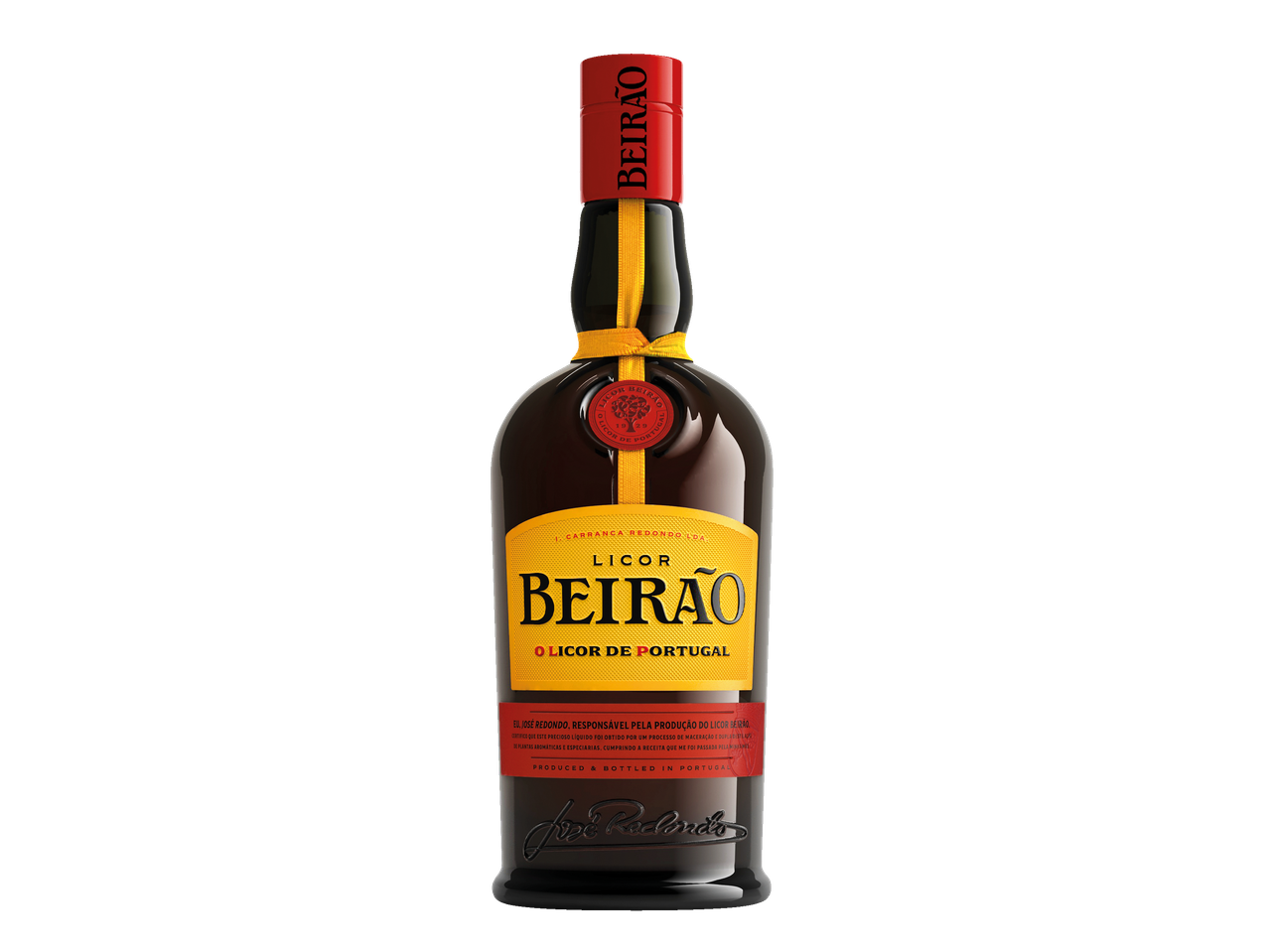Garrafa de licor Beirão de Portugal.