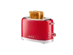 Red Silvercrest 980 W toaster with toasted bread