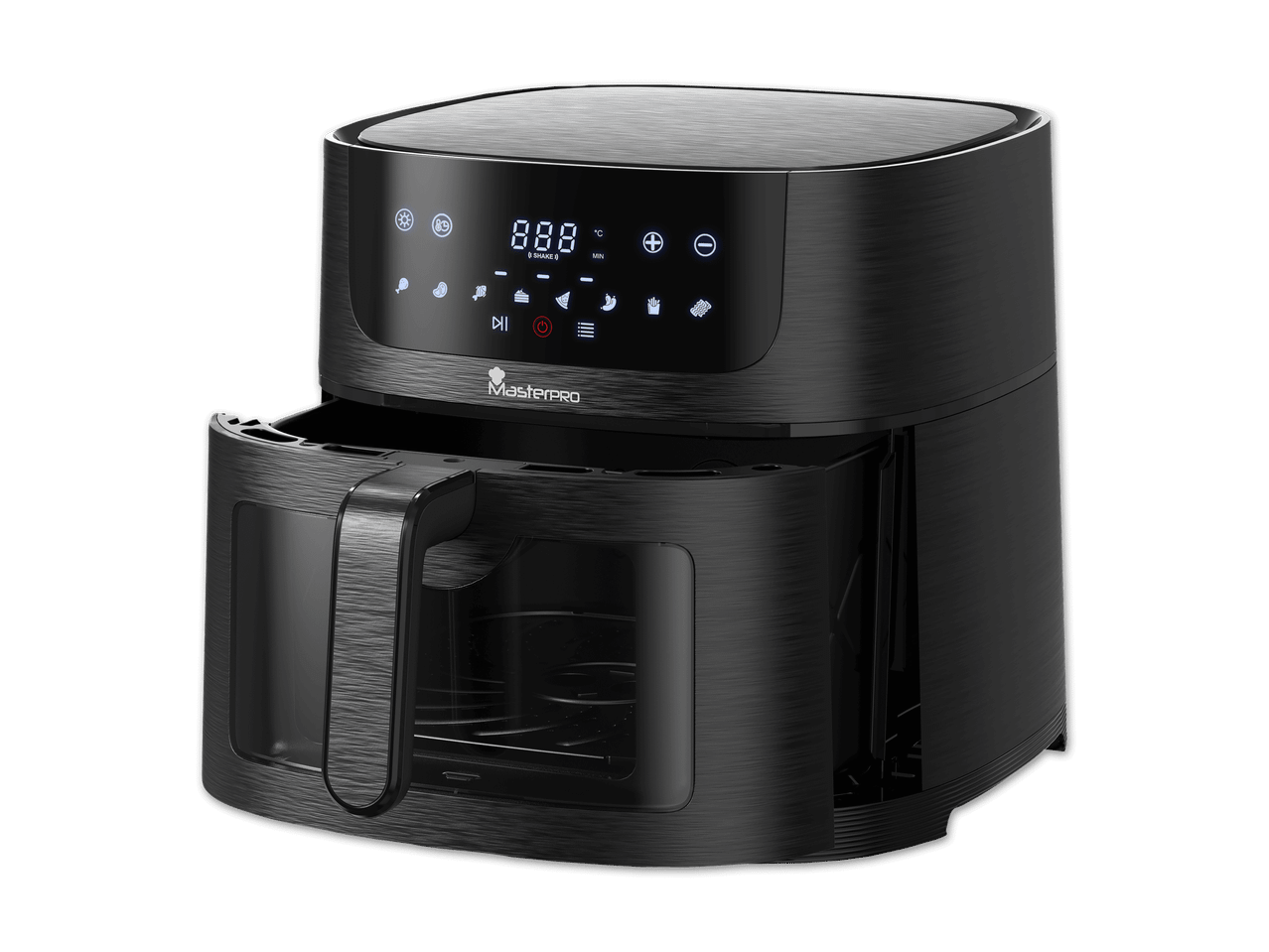 MasterPro Heißluftfritteuse mit digitalem Display.