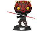 FUNKO MINIS® POP! Darth Maulo figūrėlė iš „Žvaigždžių karų“ su dvigubu šviesos kardu.