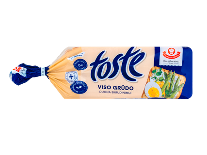 Viso grūdo duona skrudinti