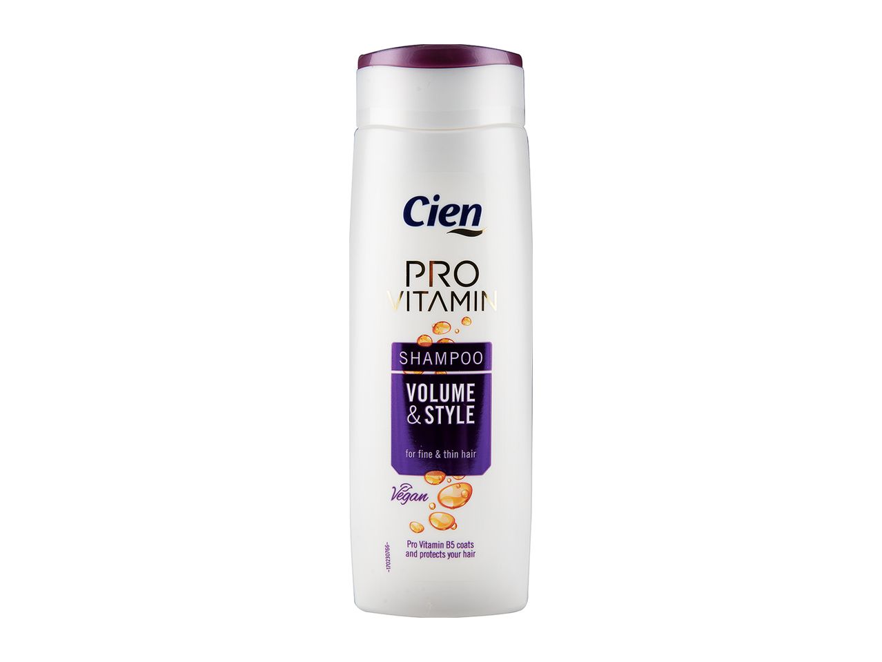 Cien Pro Vitamin shampoo for fine & thin hair; volume & style.