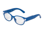 Blaue Lesebrille mit integrierten LED-Leuchten