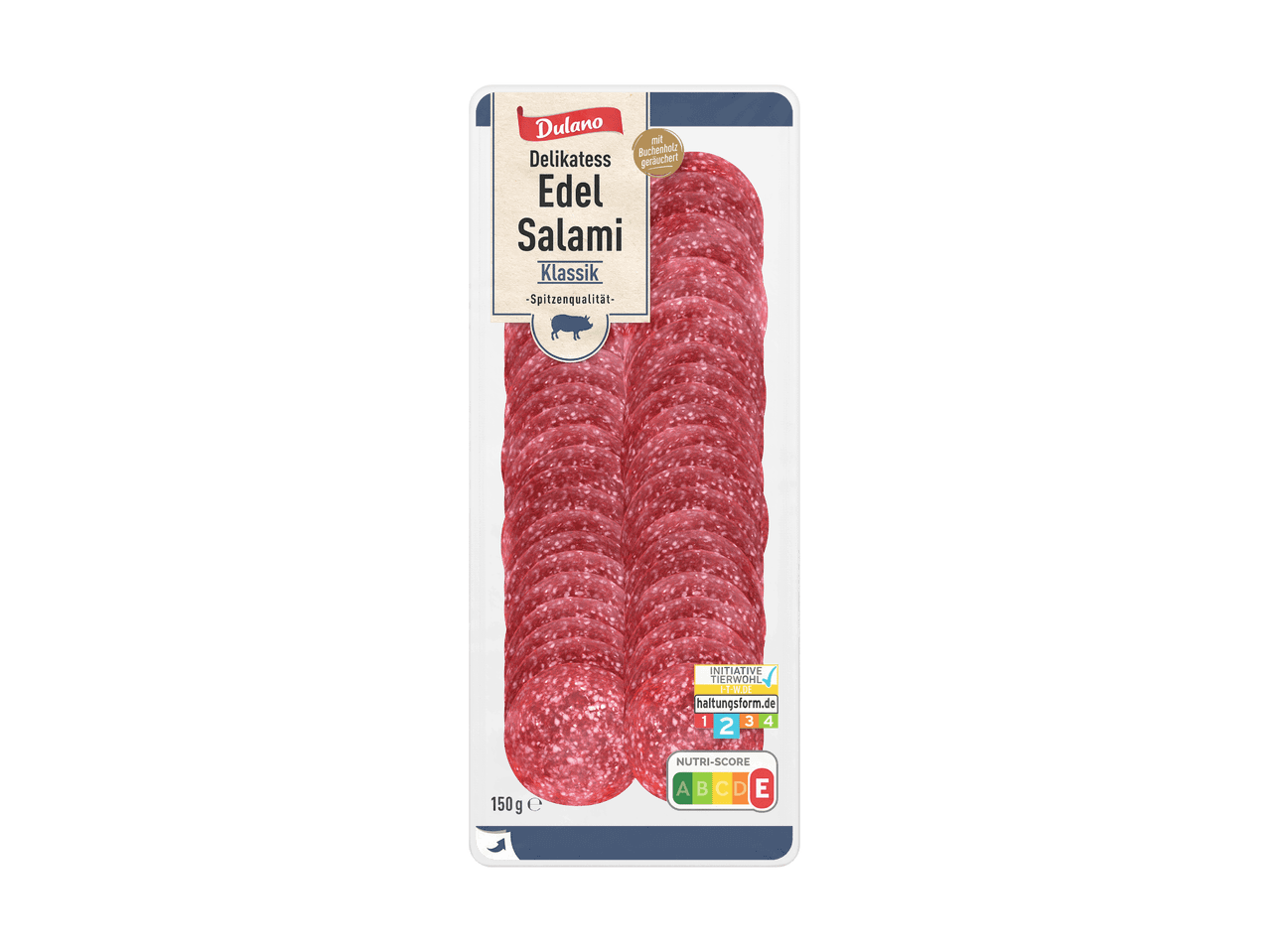 Packung Bonduelle Thin Slices Salami.