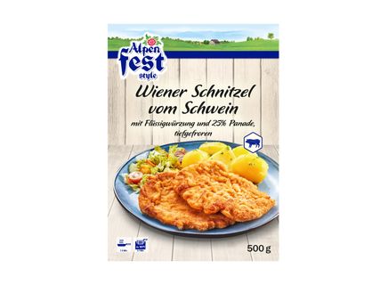 Alpenfest Wiener Schnitzel vom Schwein