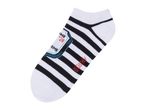 Disney striped socks with a watch design.