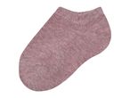 Single pink marl ankle sock with a ribbed texture.