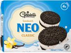 Gelatelli Sandwich NEO Classic: 4 шоколадово-ванилови бисквитки.