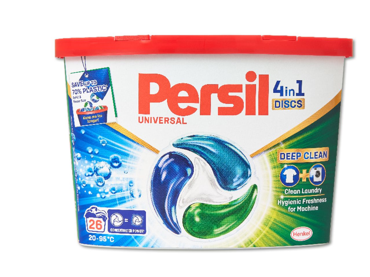 Persil Universal veļas mazgāšanas tabletes 26 mazgāšanas reizēm.