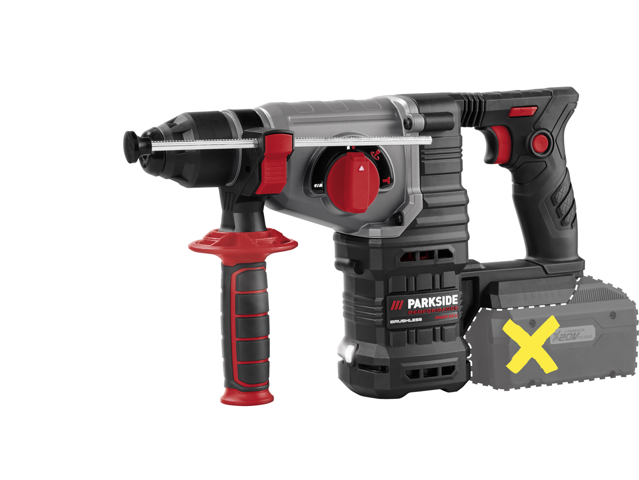 PARKSIDE PERFORMANCE prémium akkus fúró- és vésőkalapács, akkumulátor nélkül