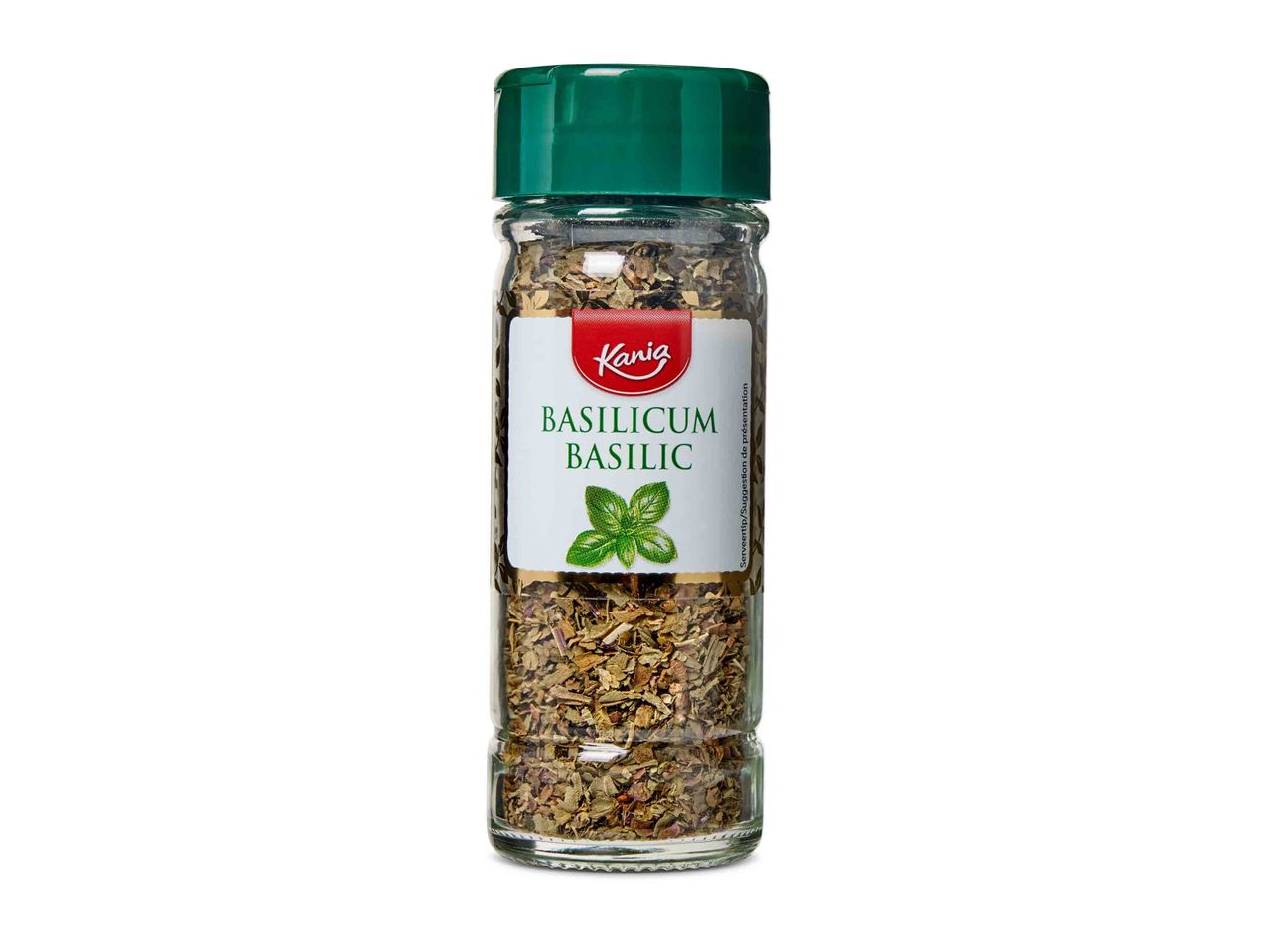 Kanig basilicum in een potje.